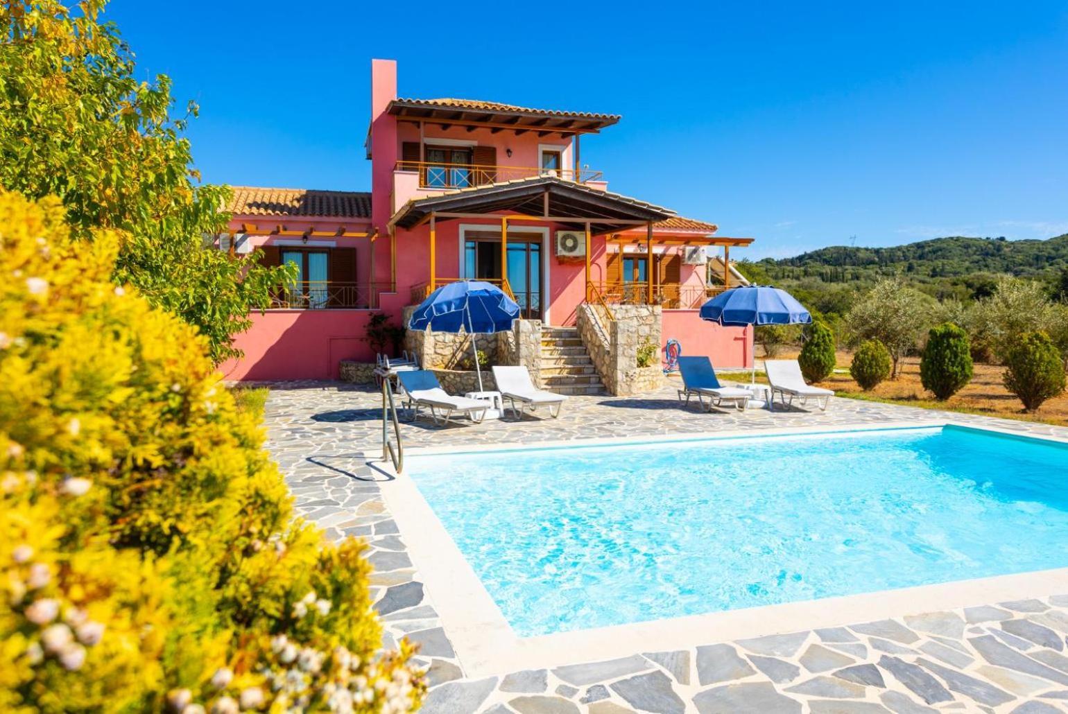 Villa Aetos Vasilikiadhes Bagian luar foto