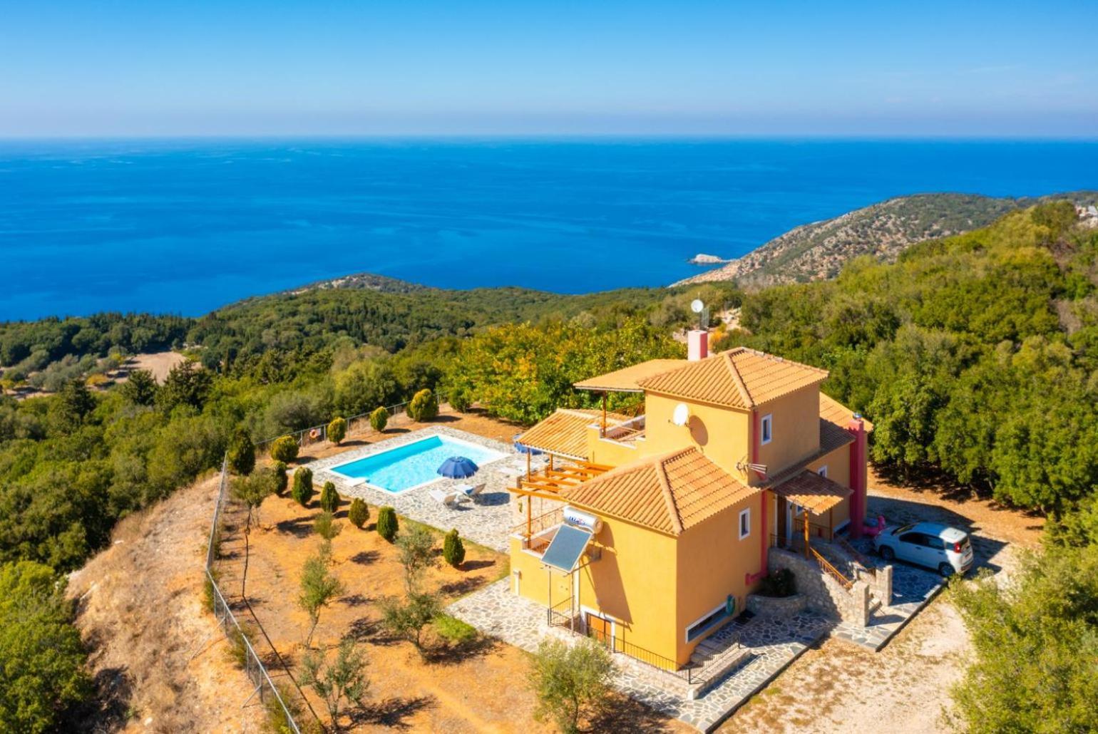 Villa Aetos Vasilikiadhes Bagian luar foto