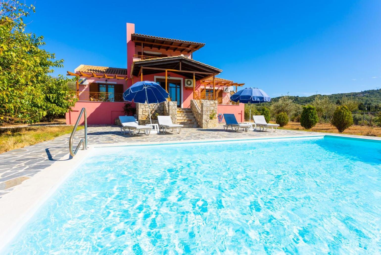 Villa Aetos Vasilikiadhes Bagian luar foto